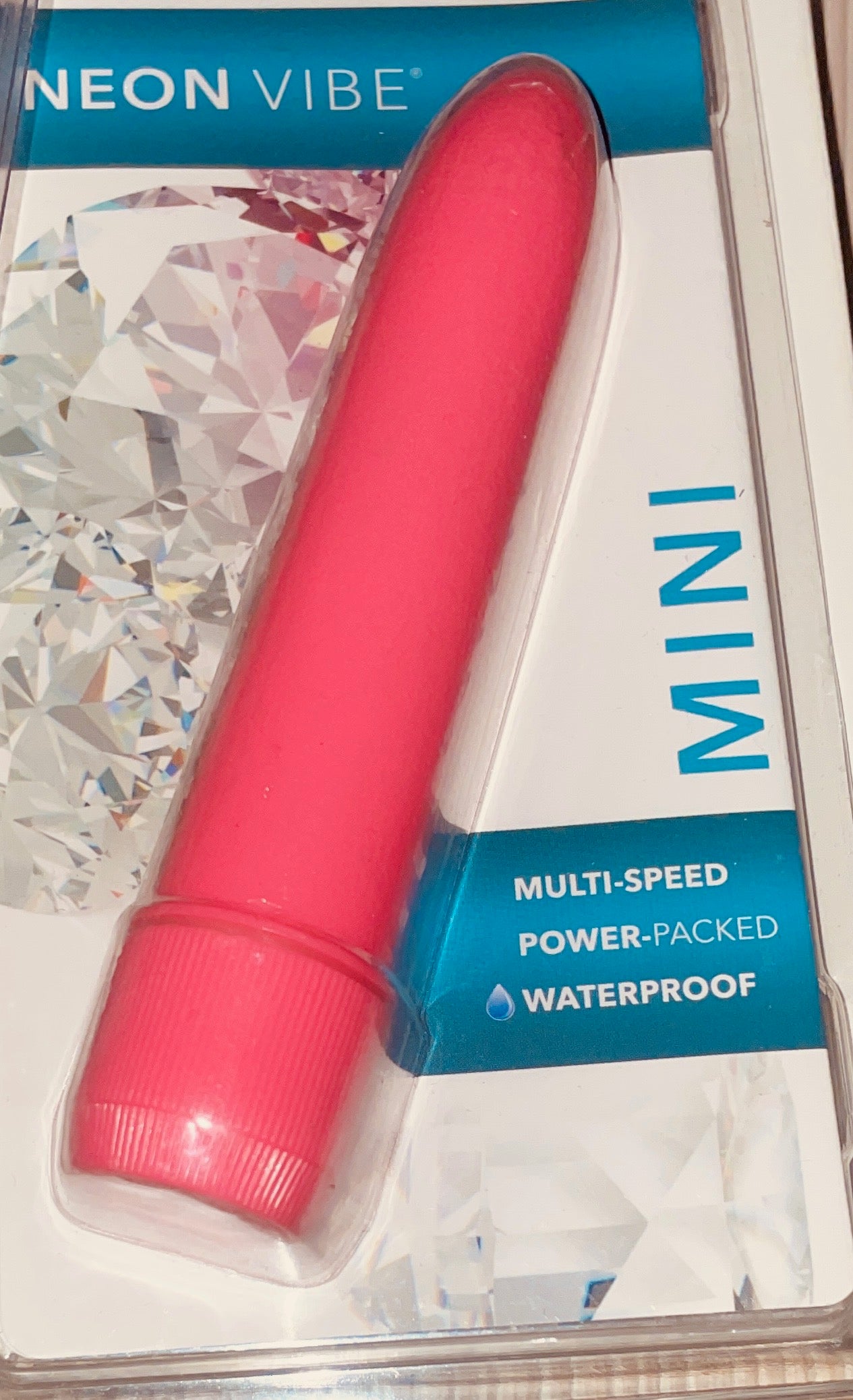 Vibrador mini neon rosa